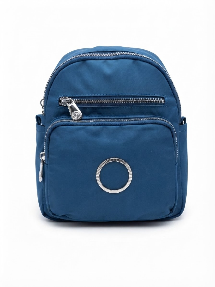 Bolsas Mavi Su Geçirmez Kumaş Sırt Çantası