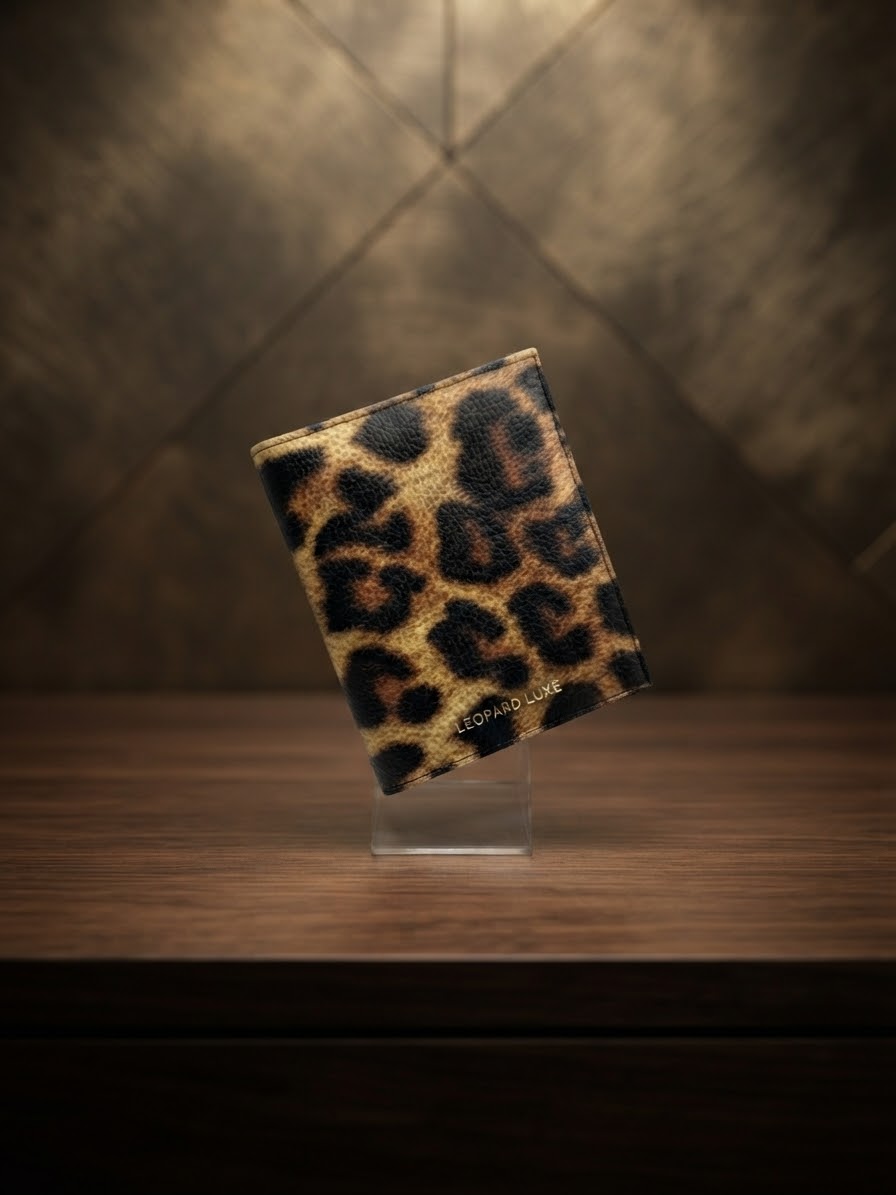 Leopar Desenli Kadın Cüzdan